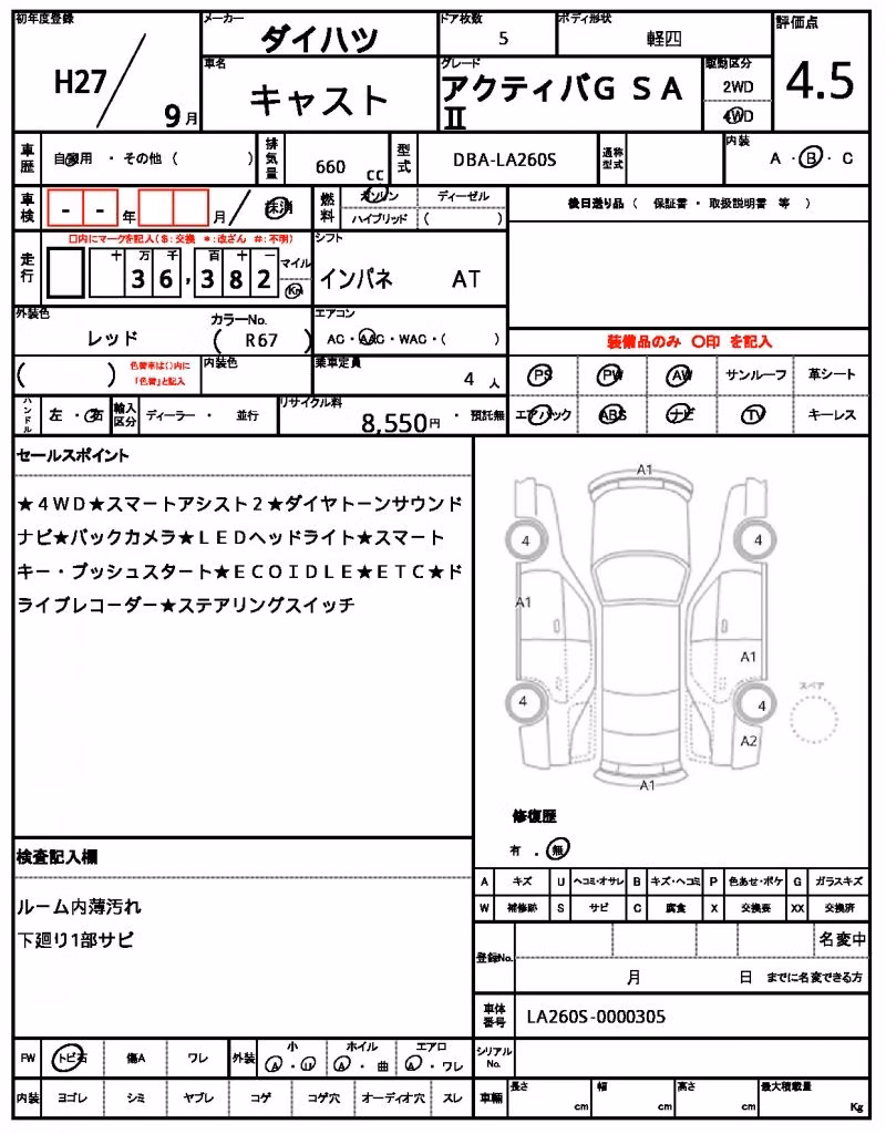 DAIHATSU CAST