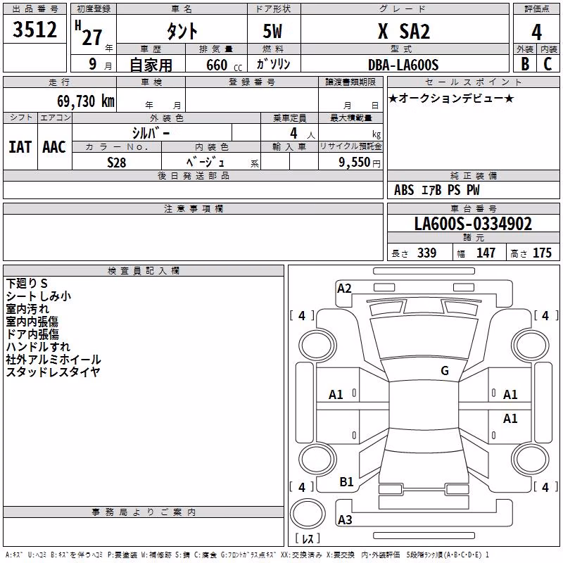 DAIHATSU TANTO