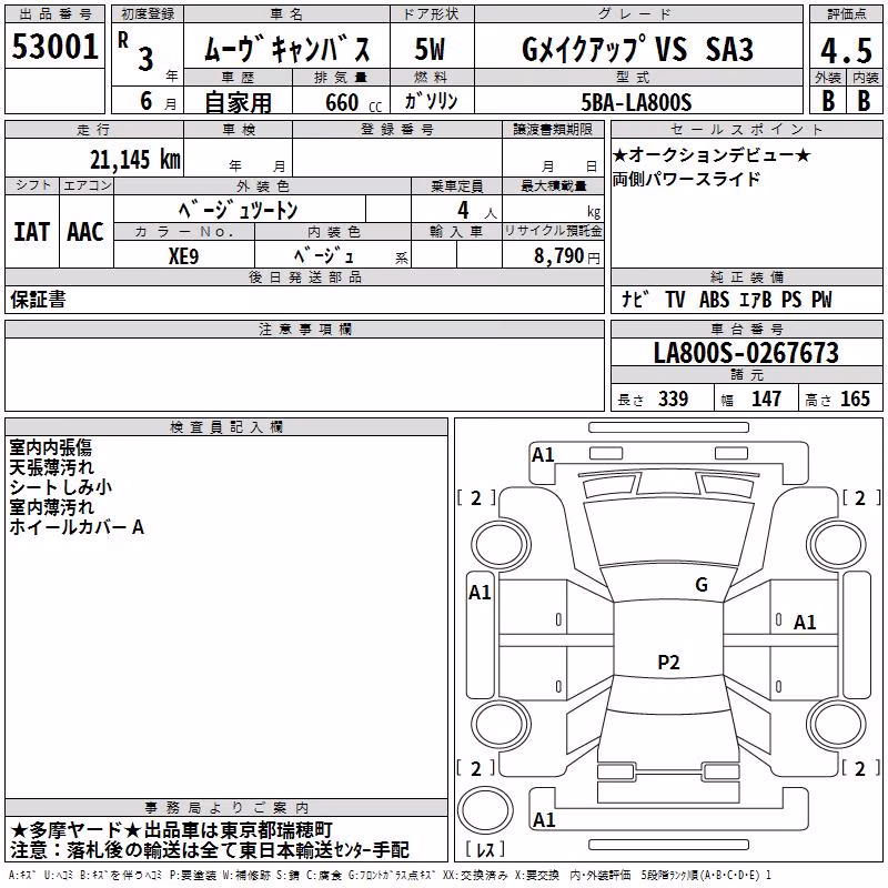 DAIHATSU MOVE CANBUS