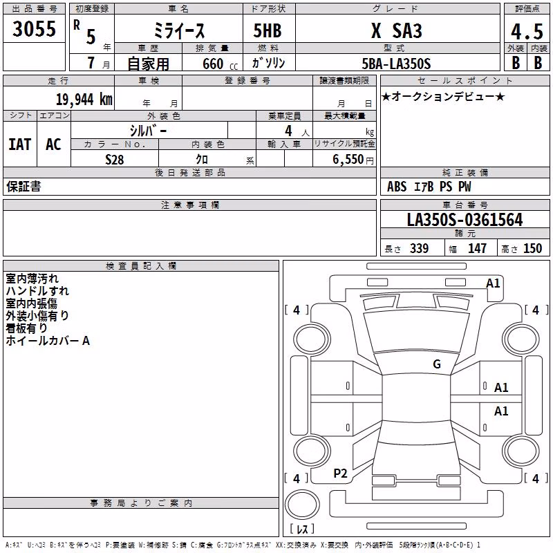 DAIHATSU MIRA E:S