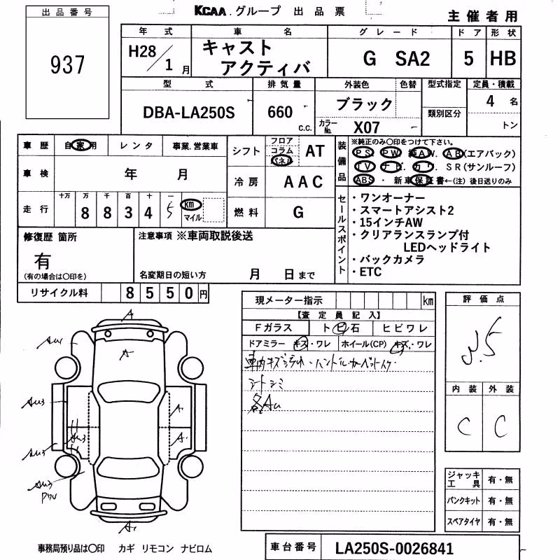 DAIHATSU CAST
