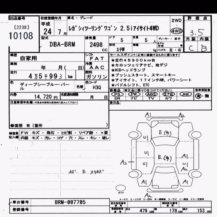 SUBARU LEGACY