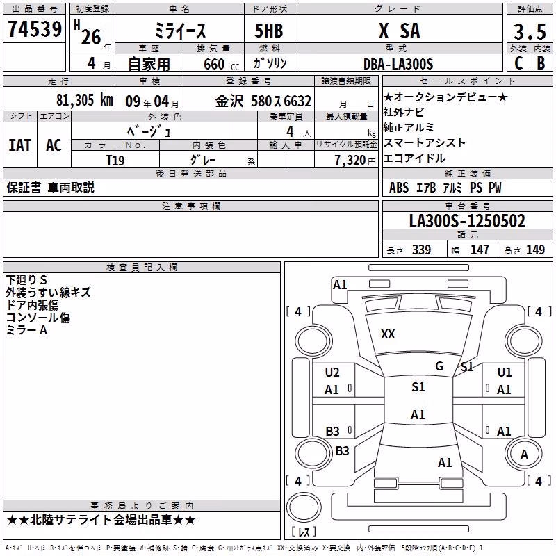 DAIHATSU MIRA E:S