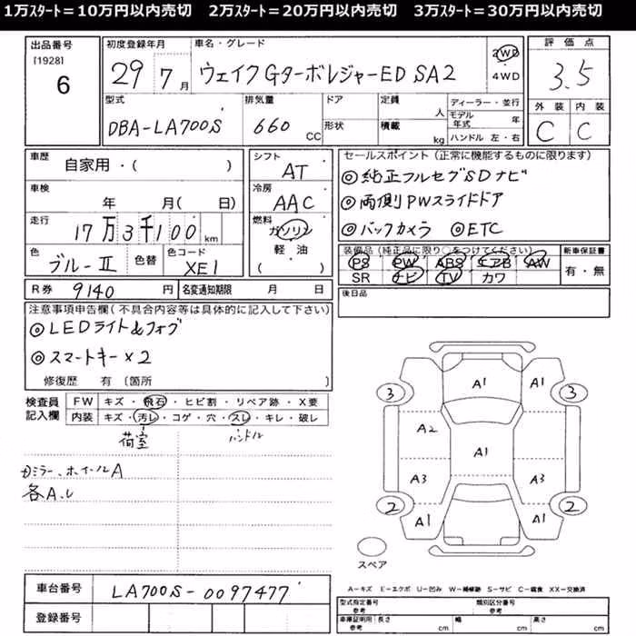 DAIHATSU WAKE