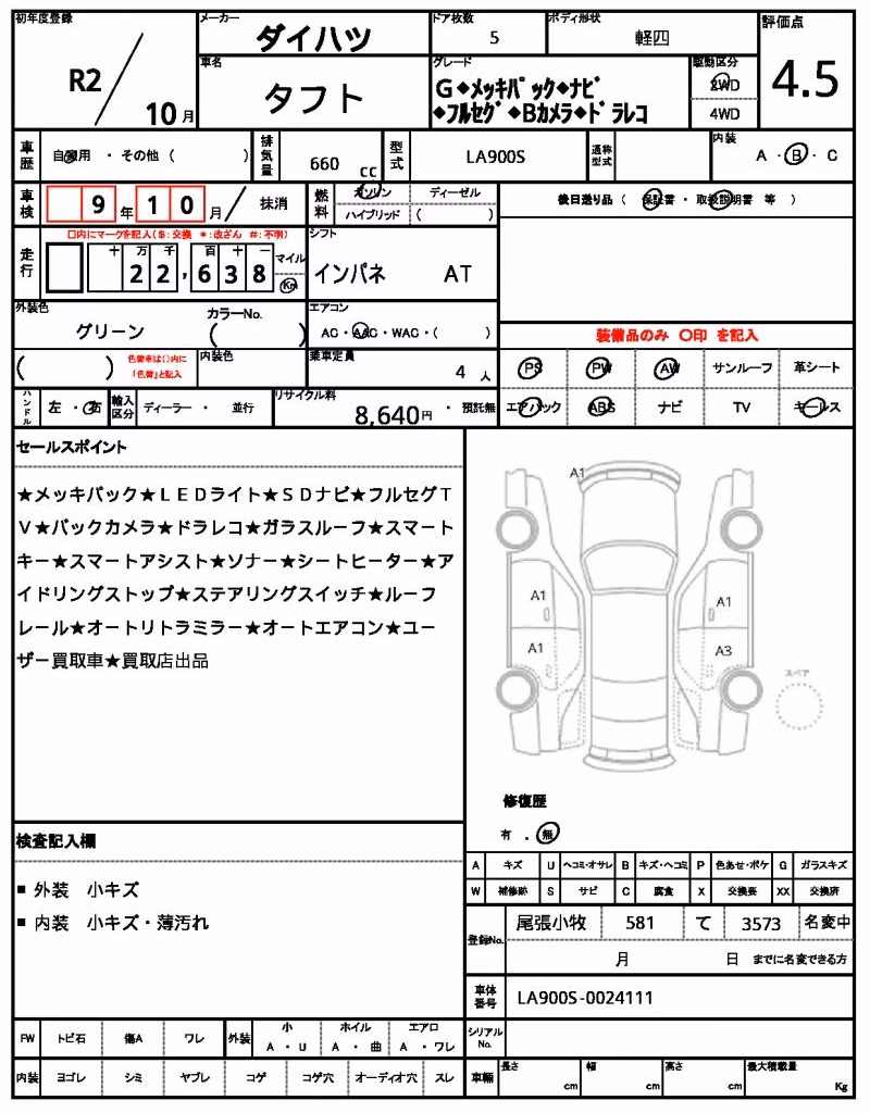 DAIHATSU TAFT