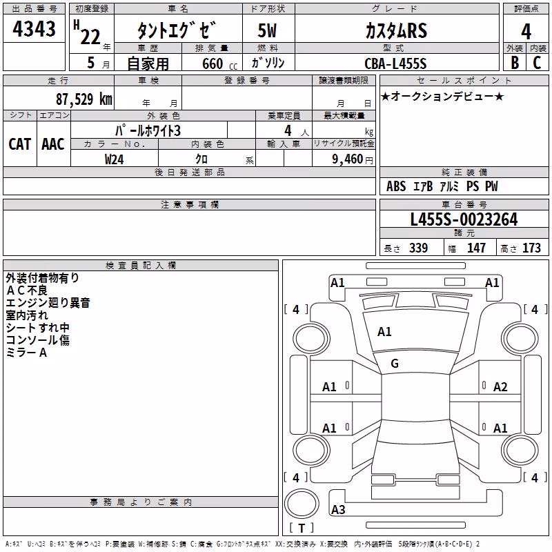 DAIHATSU TANTO EXE