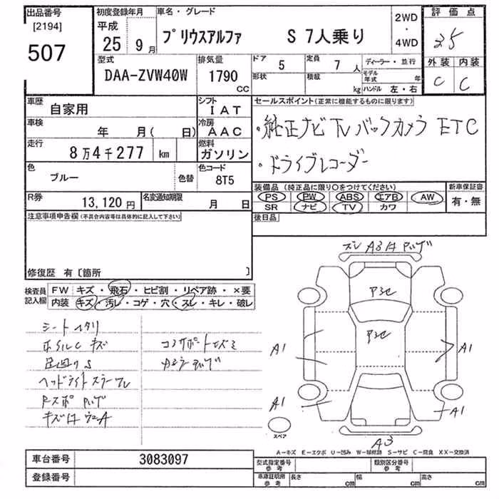 TOYOTA PRIUS ALPHA