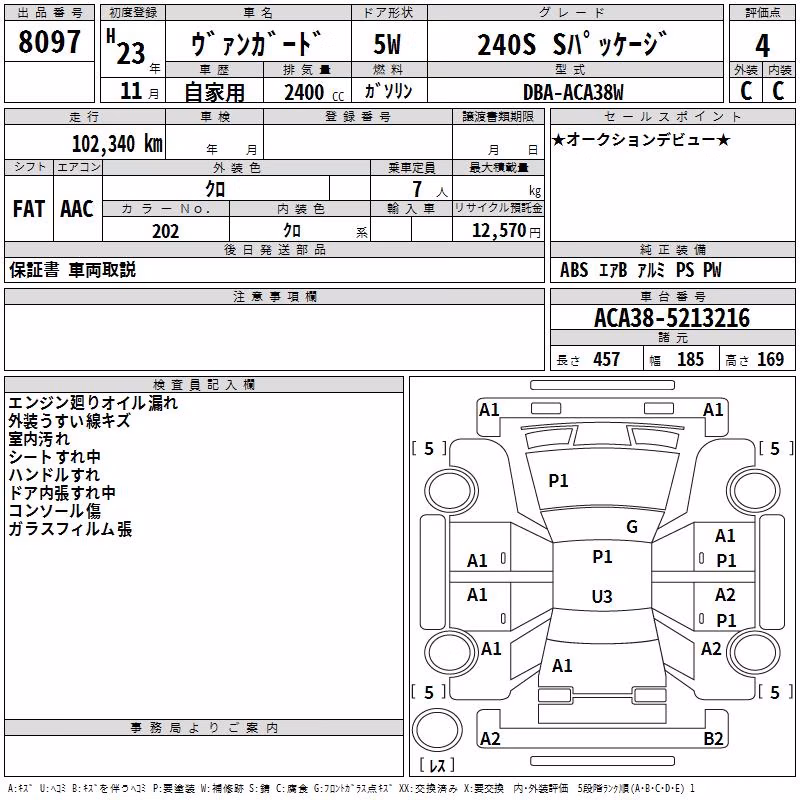 TOYOTA VANGUARD