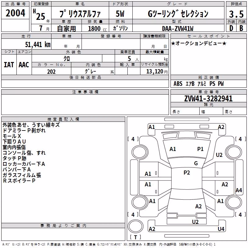 TOYOTA PRIUS ALPHA