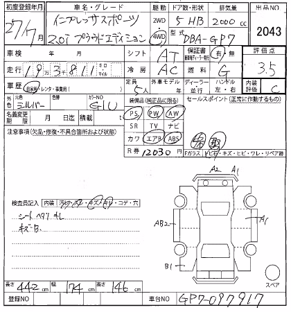 SUBARU XV