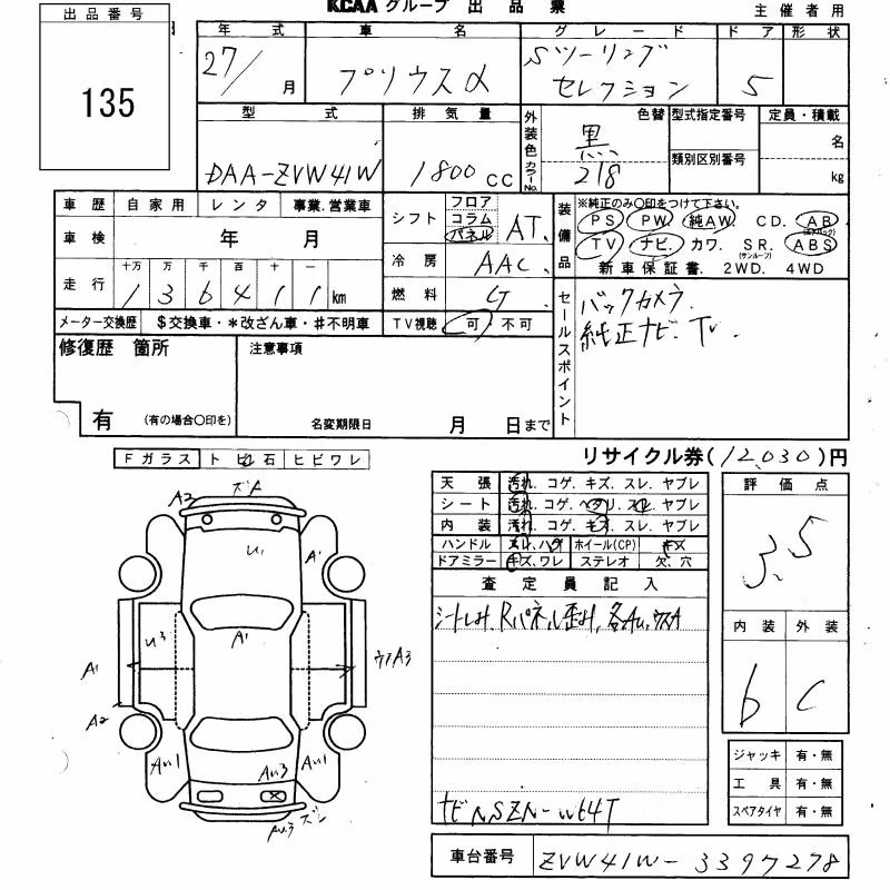 TOYOTA PRIUS ALPHA
