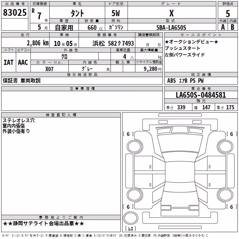 DAIHATSU TANTO