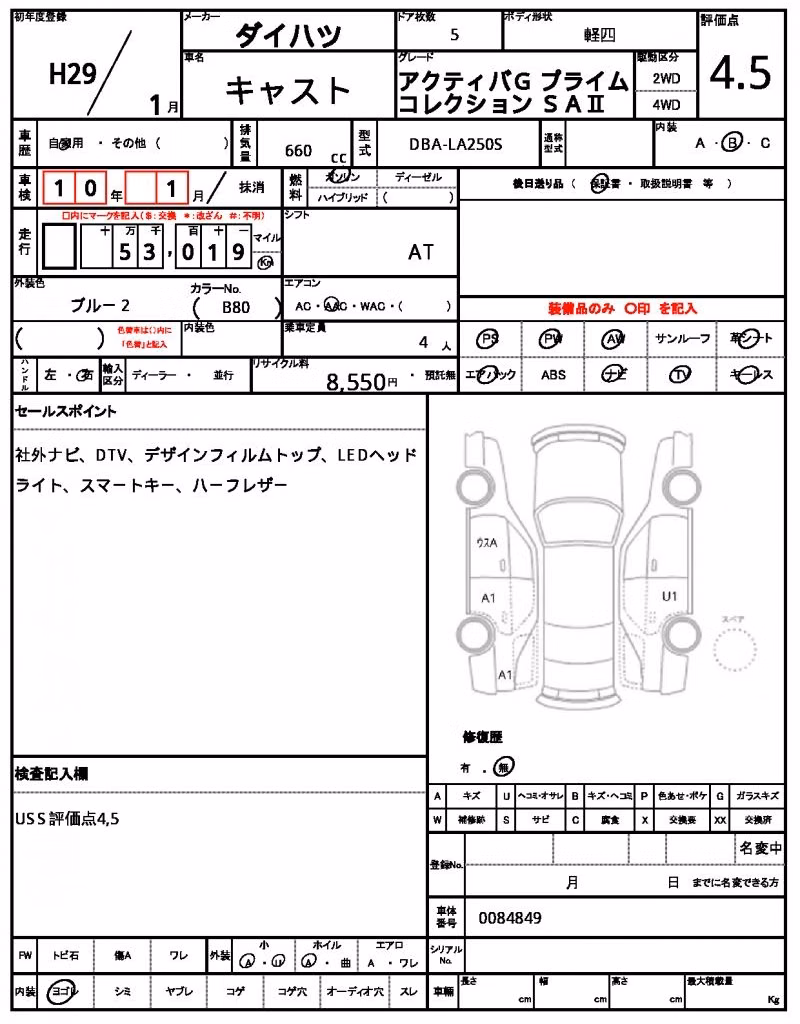 DAIHATSU CAST