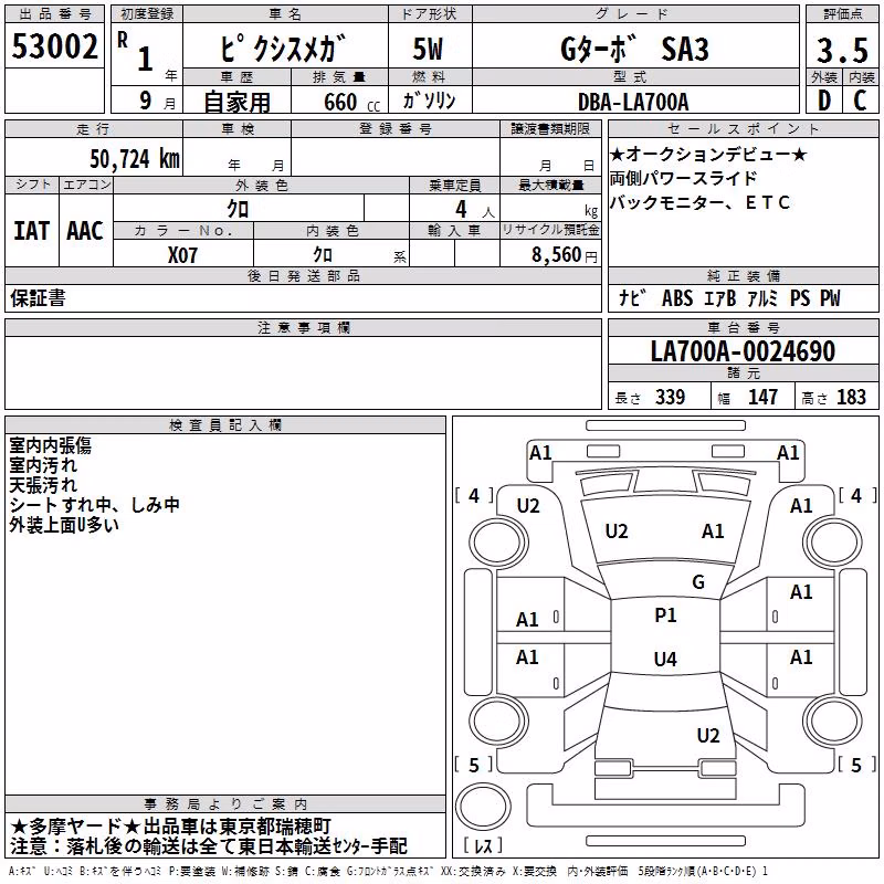 TOYOTA PIXIS MEGA