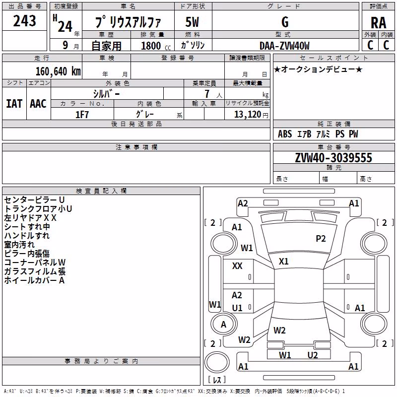 TOYOTA PRIUS ALPHA