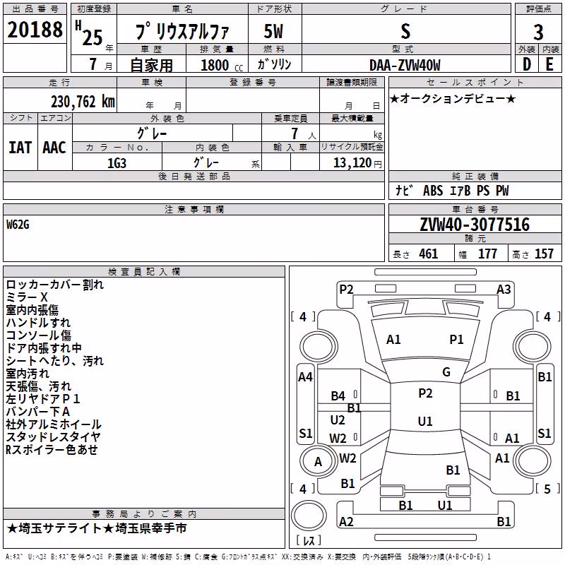 TOYOTA PRIUS ALPHA