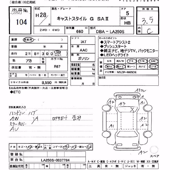 DAIHATSU CAST