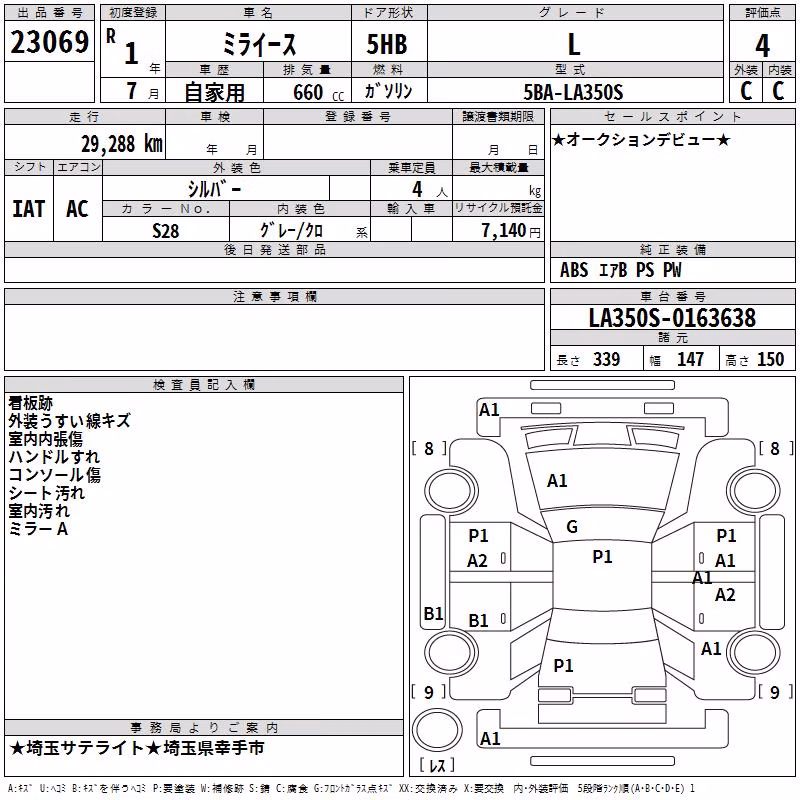 DAIHATSU MIRA E:S