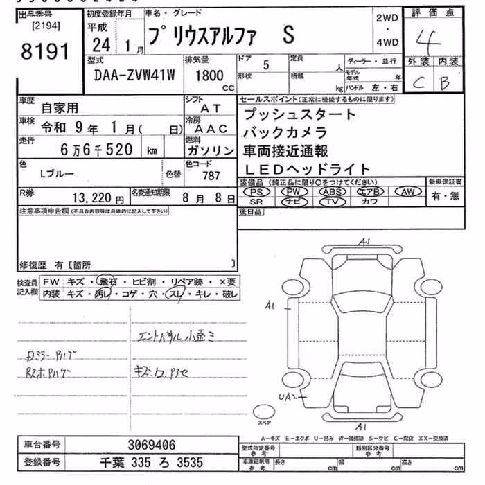 TOYOTA PRIUS ALPHA