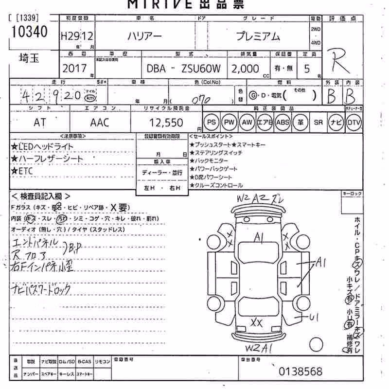 TOYOTA HARRIER