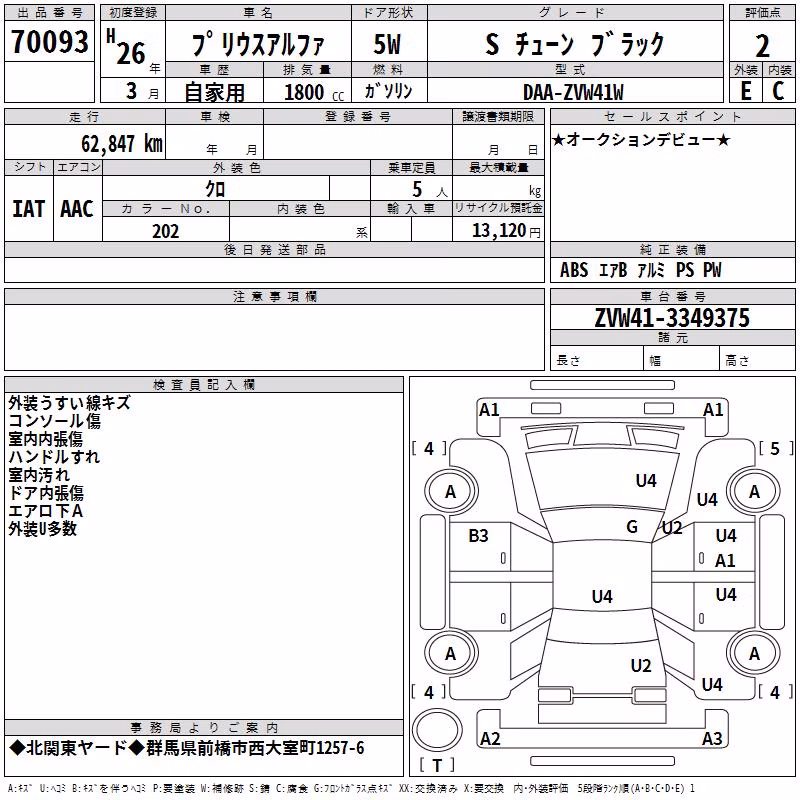 TOYOTA PRIUS ALPHA