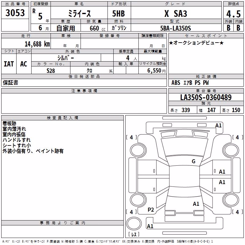 DAIHATSU MIRA E:S