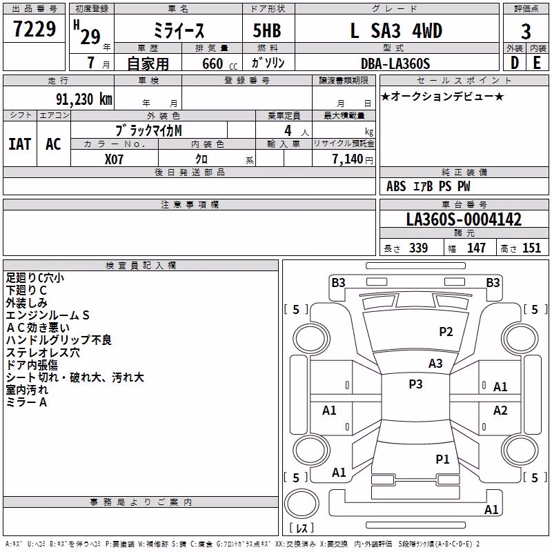 DAIHATSU MIRA E:S
