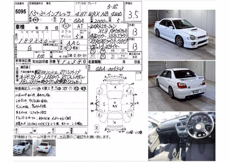 SUBARU IMPREZA WRX