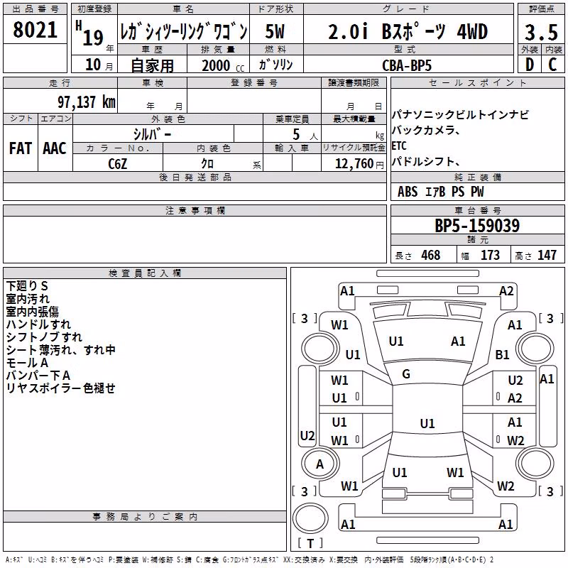 SUBARU LEGACY