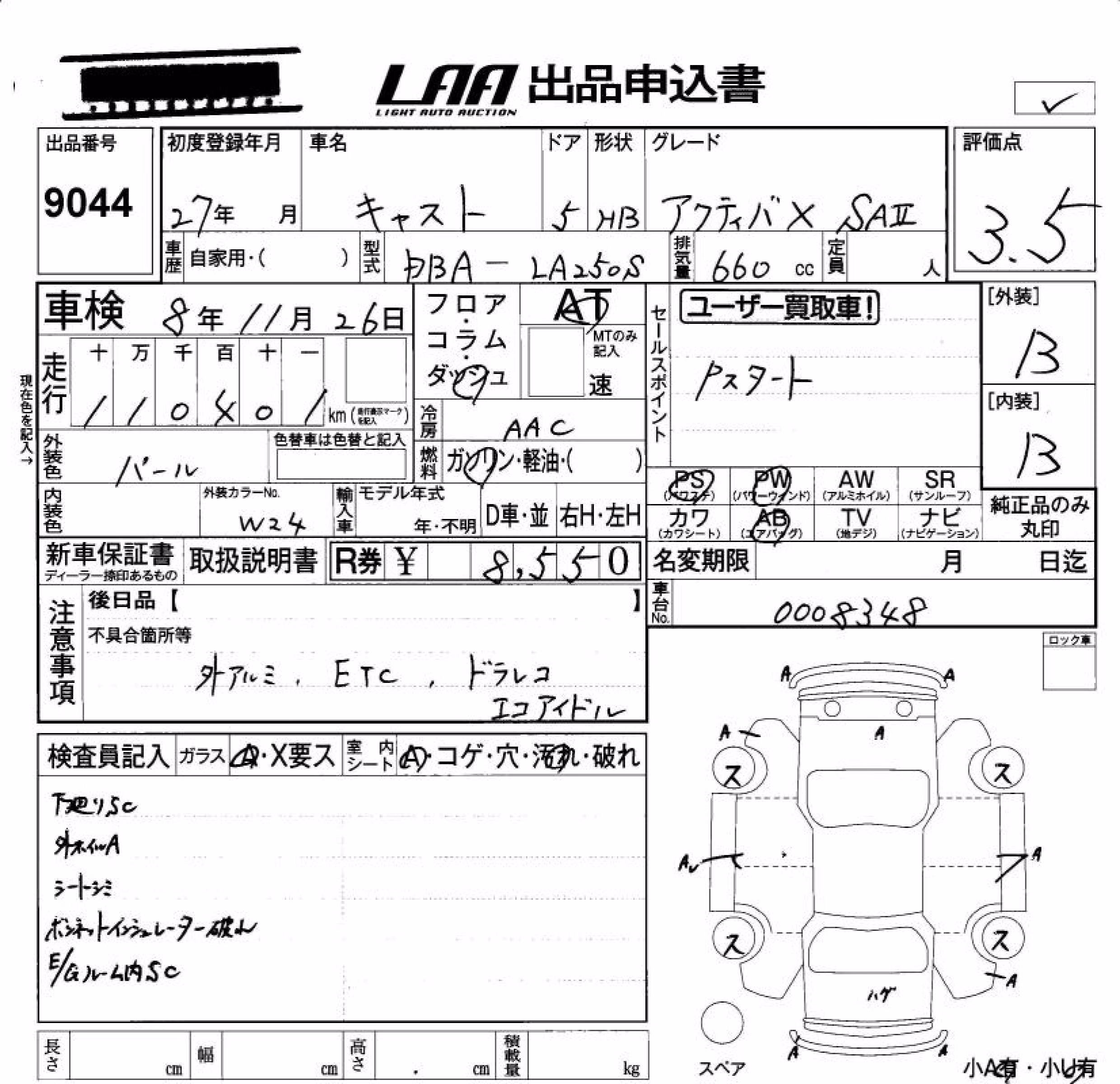 DAIHATSU CAST