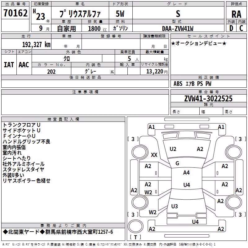 TOYOTA PRIUS ALPHA