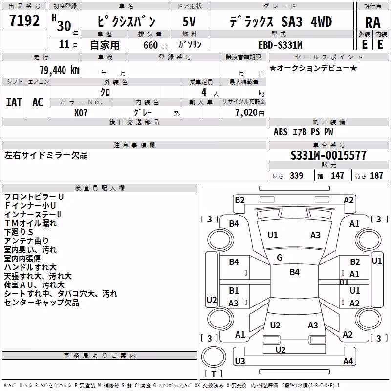 TOYOTA PIXIS VAN