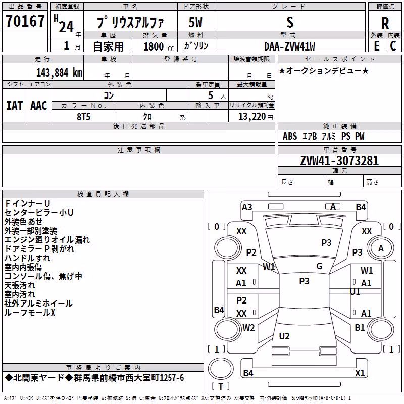 TOYOTA PRIUS ALPHA