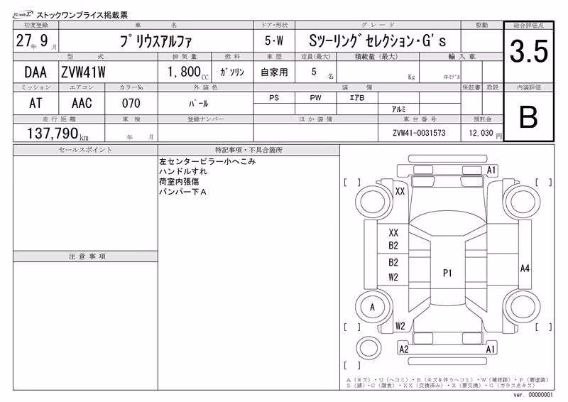 TOYOTA PRIUS ALPHA