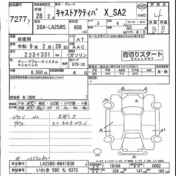 DAIHATSU CAST