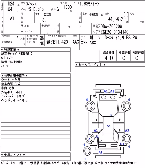 TOYOTA WISH