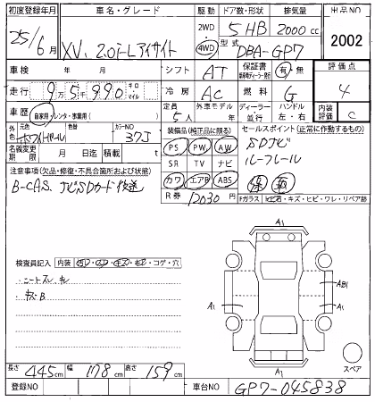 SUBARU XV