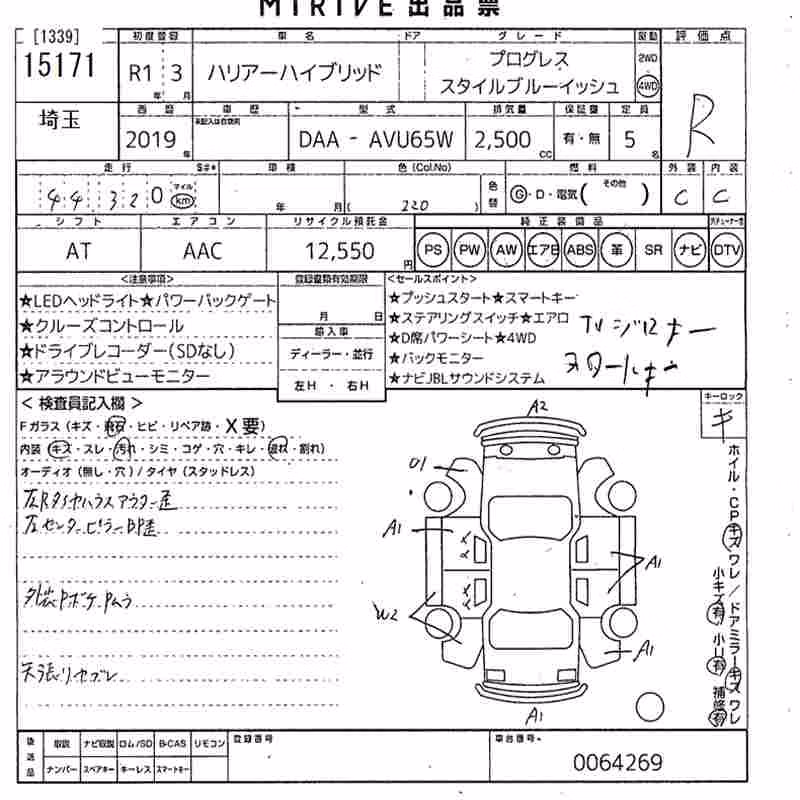 TOYOTA HARRIER