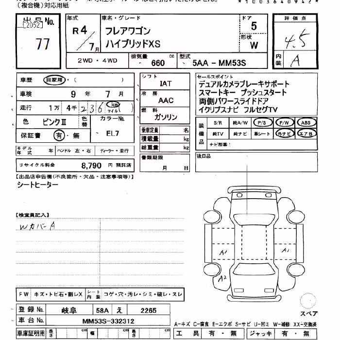 MAZDA FLAIR WAGON