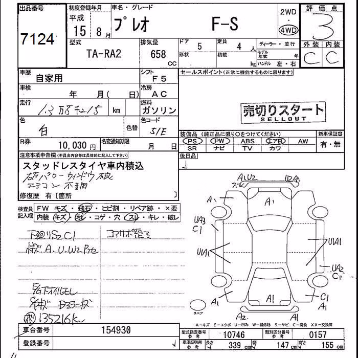 SUBARU PLEO