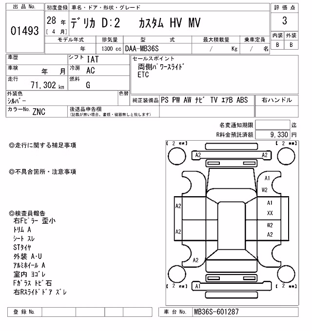 MITSUBISHI DELICA D:2