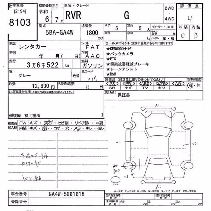 MITSUBISHI RVR