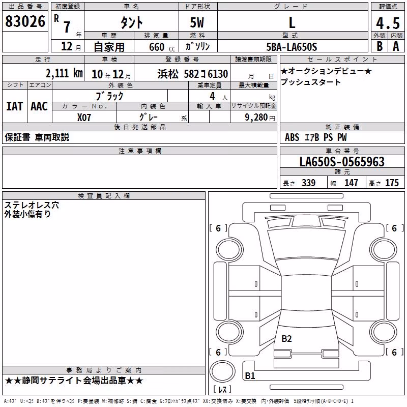 DAIHATSU TANTO