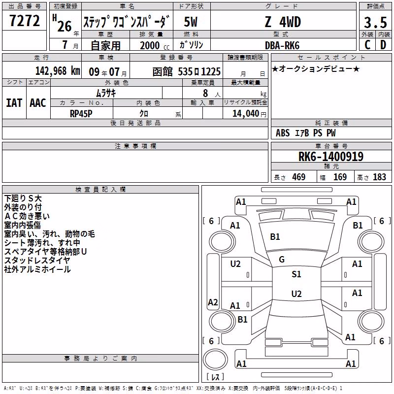 HONDA STEPWGN