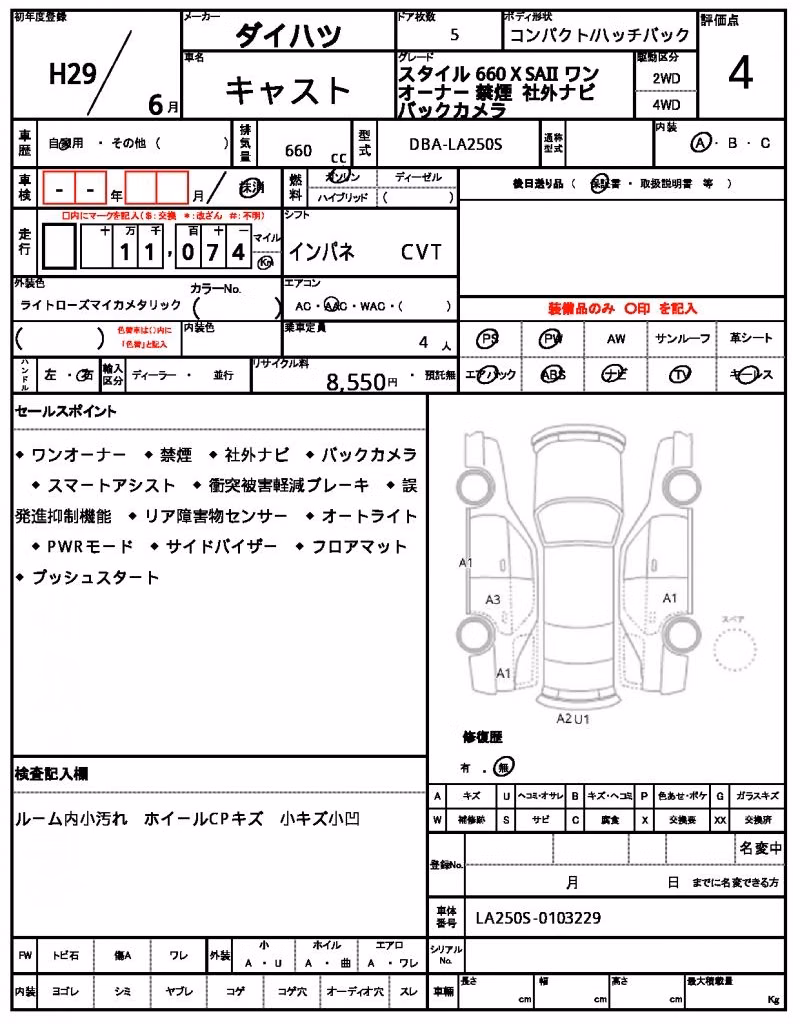 DAIHATSU CAST
