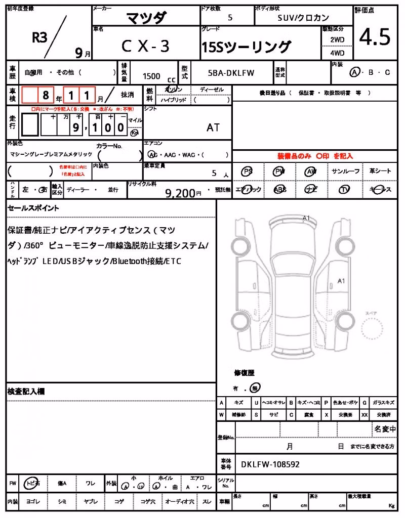 MAZDA CX-3