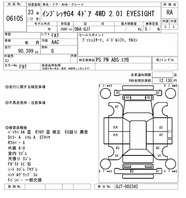 SUBARU IMPREZA