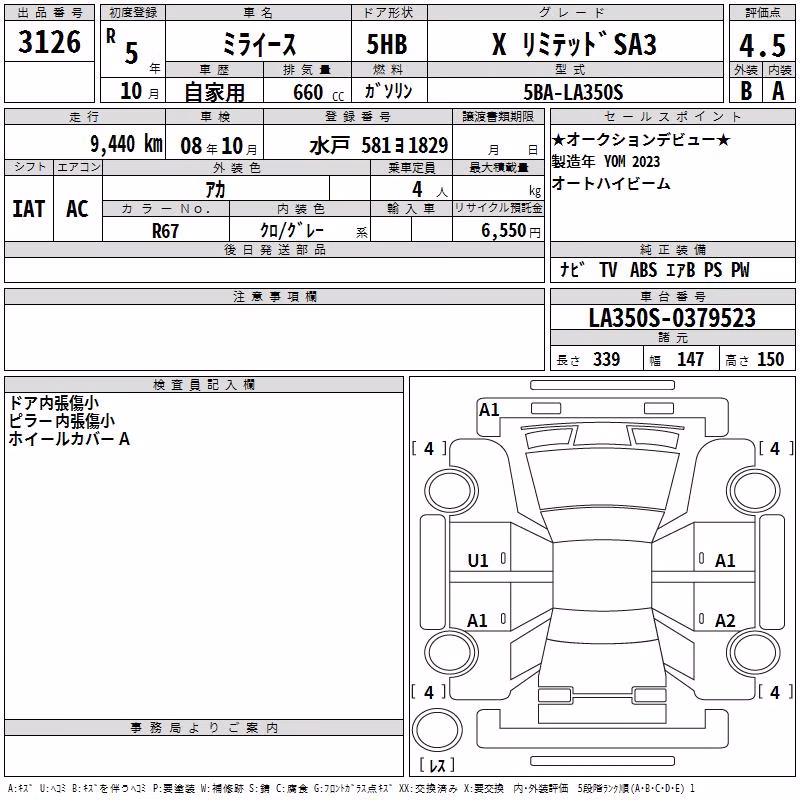 DAIHATSU MIRA E:S