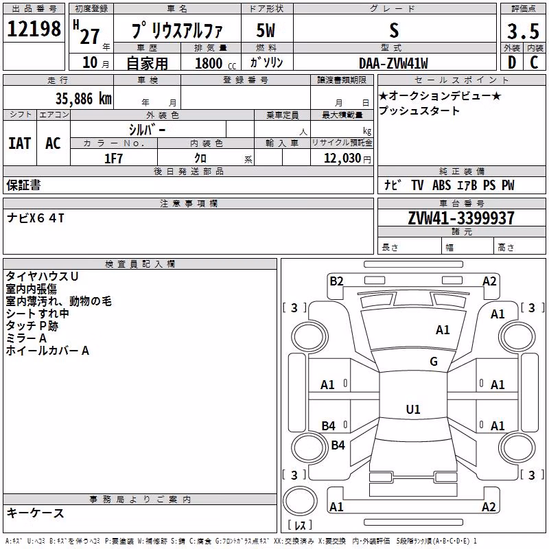TOYOTA PRIUS ALPHA