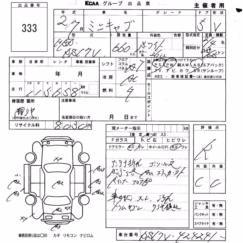 MITSUBISHI MINICAB